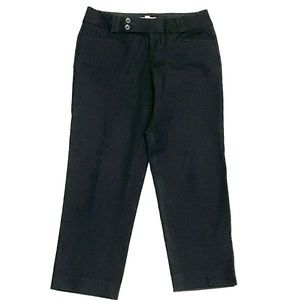 Banana Republic Pants Women's Size 2 Black Martin Fit Flare Leg Mid Rise